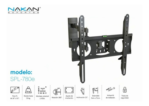 Soporte Para Led Nakan Spl 780 E