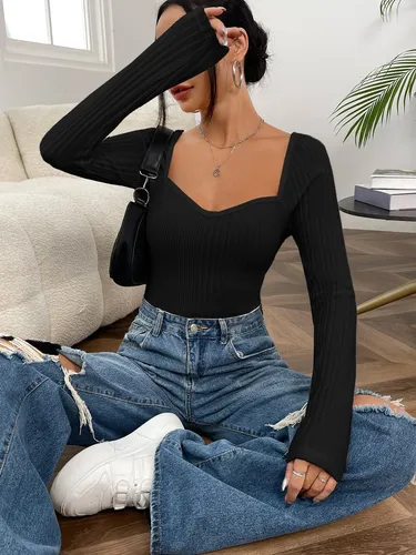 Camiseta escote corazon new arrivals