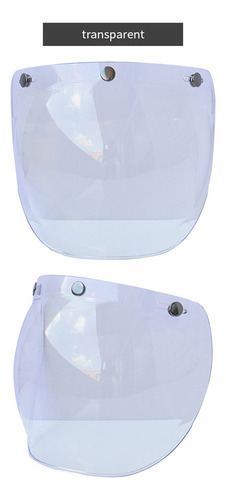 Lente, Visera, Casco, Motocicleta, Soporte Frontal Con 3 Bro
