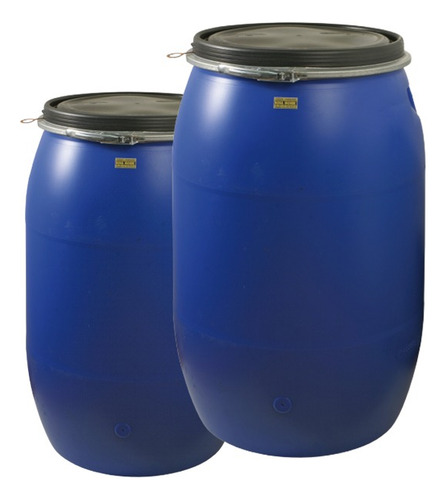 Bidones ,barricas,tambores,200lts Tapa Y Suncho Azul (Usado)
