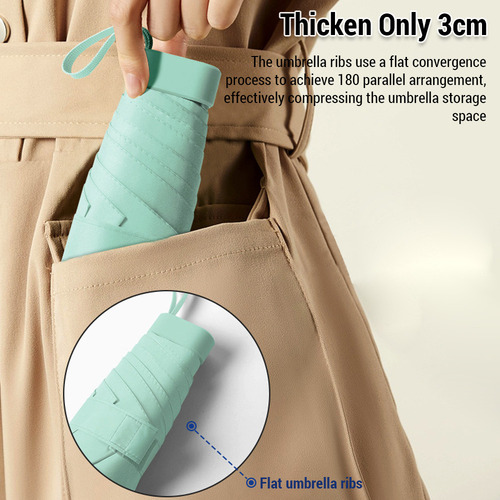 Pequeña Cápsula Plegable De Viaje Con Funda