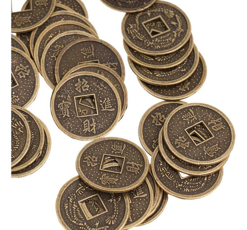 , 2 De 50 Unidades Moneda De China Feng -ching 2cm