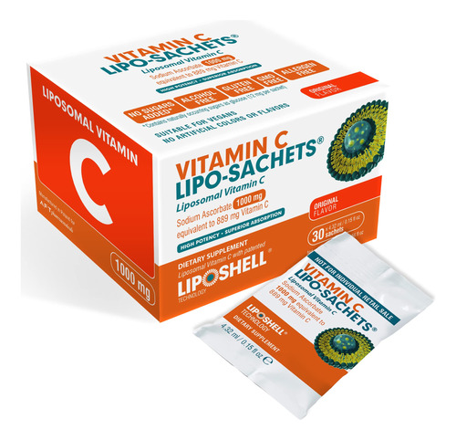Lipo-sachets Vitamina C Liposomal 1000mg - 30 Paquetes Liqui