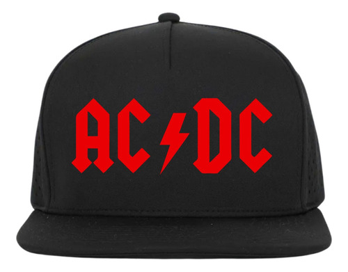 Gorra Plana Ac Dc Rock Snapback Reflective