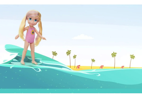 Imagem 6 de 6 de Boneca Polly Surf 38cm Polly Pocket - Mattel Pupee
