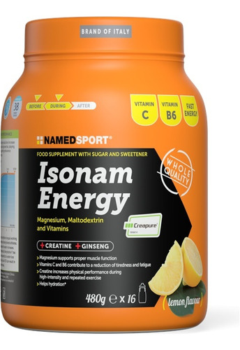 Bebida Isonam Namedsport Energy - Unidad a $102220