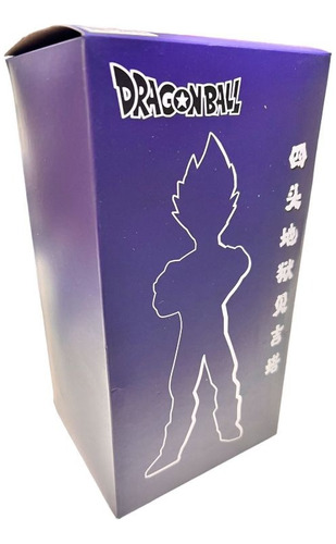 Figura Dragon Ball Z Vegeta 30cm Super Saiyan Con 4 Cabezas