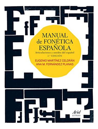 Libro Manual De Fonética Española De Martínez Celdrán, Eugen