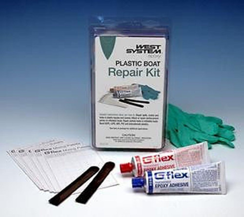 Kit Reparacion Plastico Canoa Kayak Barco West System 655