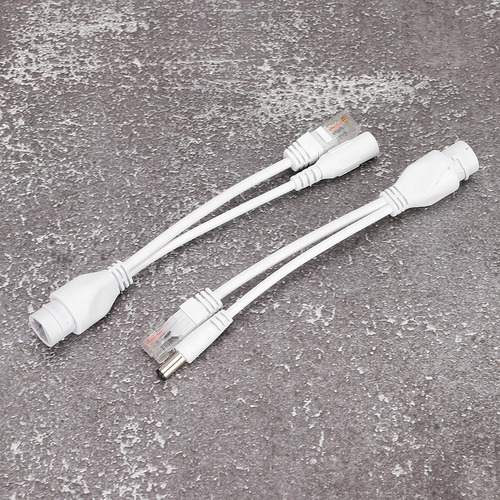 Imagen 8 de 10 de Cámara Poe Splitter 5 Pares Adaptador Ethernet Inyector Dc12
