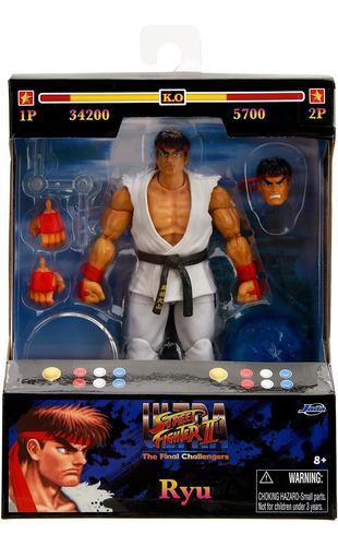 Street Fighter Ii - Figura De Acción De Ryu