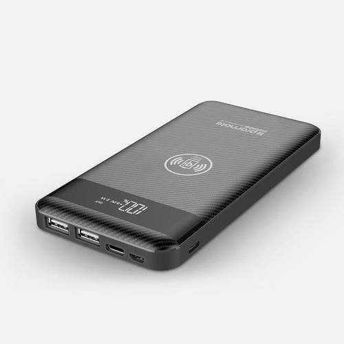 Power Bank Inalámbrico Qi Promate 10000mah Usb Doble Nnet