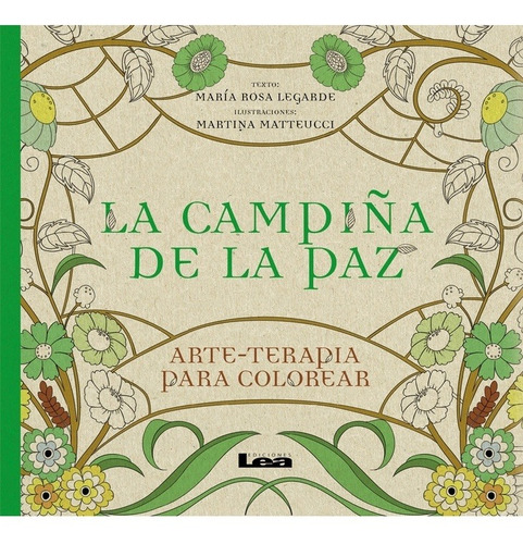 La Campiña De La Paz: Arte - Terapia Para Colorear - María R