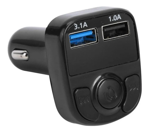 Transmisor Fm Auto Bluetooth Mp3 Manos Libre Pantalla Lcd