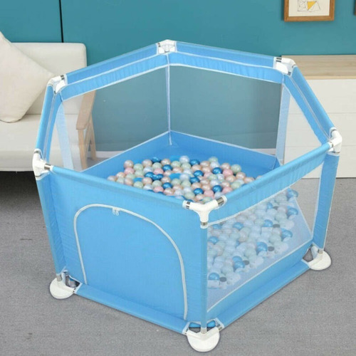 Imagen 6 de 10 de Corral Plegable C/ Puerta Corralito Pelotero Bebé + 1regalo