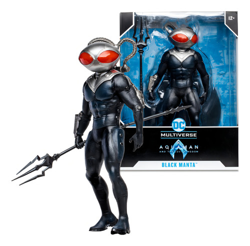 Estátua Sm Mcfarlane 12 Black Manta (Aquaman 2)