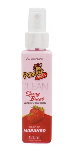 Spray Bucal Morango Powerpets 120ml