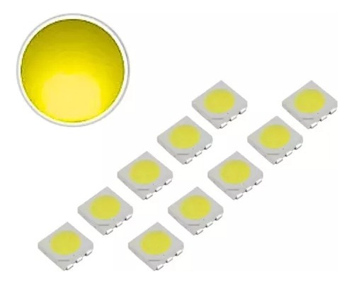 (50x) Led Smd Escolha Tamanho E Cor