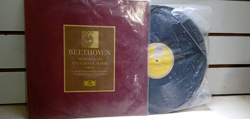 Lp Vinil - Beethoven - Sinfonia Nº 4 Em Bemol Maior Si