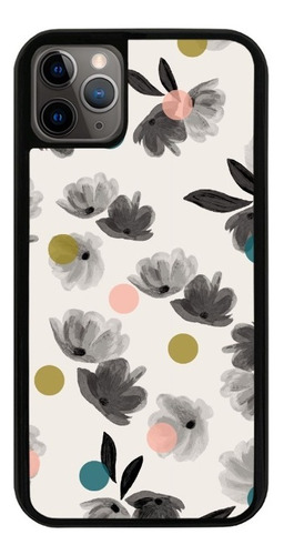 Funda Uso Rudo Tpu Para iPhone Flores Vintage Moda Mujer 03