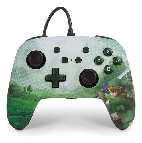 Control Nintendo Switch Zelda Hyrule Alambrico