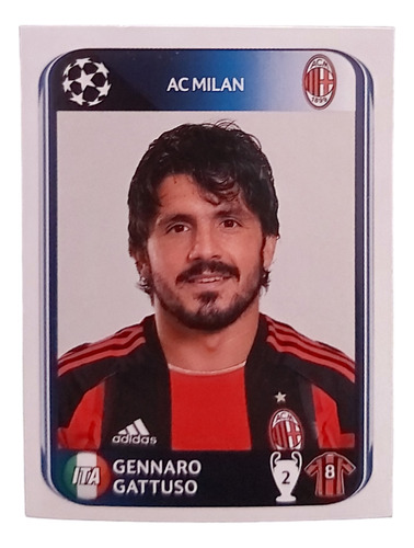 Figurita Genaro Gattuso Champions League 2010-2011