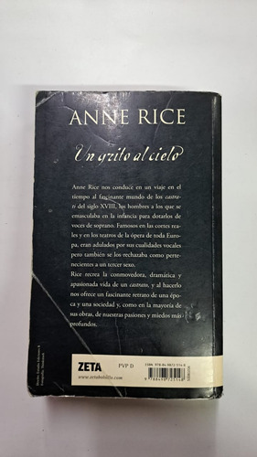 Un Grito Al Cielo-anne Rice-editorial:zeta-libreria Merlin (Usado)