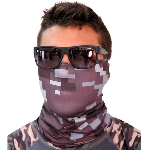 Imagem 8 de 9 de Kit 2 Buff Bandana Ciclismo Uv50 Camuflado Selva + Digital