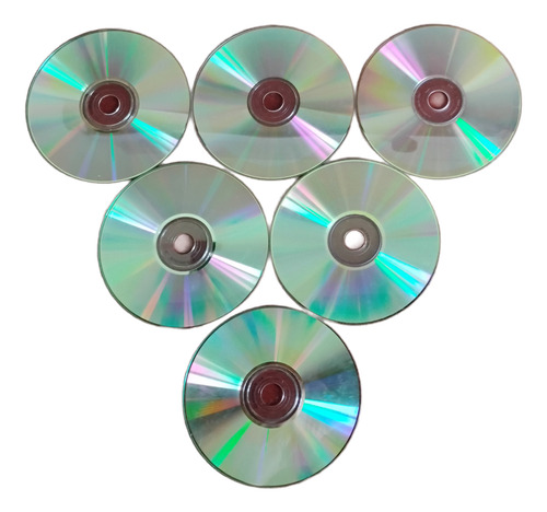 Cds E Dvds Para Artesanato Lote Com 100 (Usado)