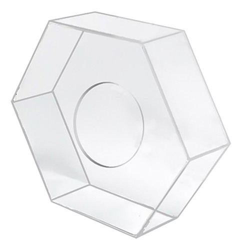 Caja De Centro De Mesa Hexagonal De Soporte De Pastel