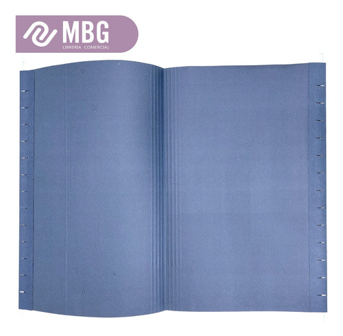 Carpeta Colgante De Color Azul Nepaco Pack X25 Und