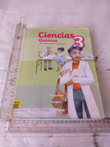 Ciencias 3 Química José Antonio López Ed Santillana