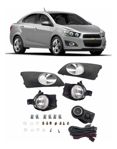 Lujo Faro Niebla Sonic 2012 2013 2014 2015 2016 Kit Completo