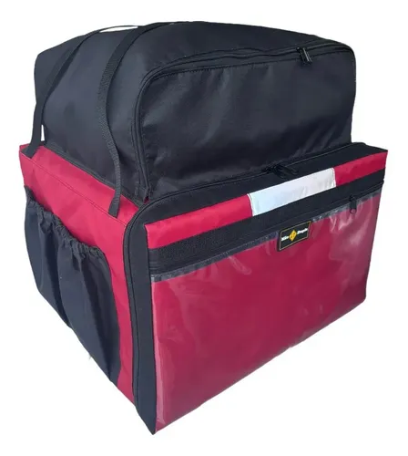 Bag Mochila 60 Litros Para Pizza 40 Cm Mão Dupla® Cor Vermelho