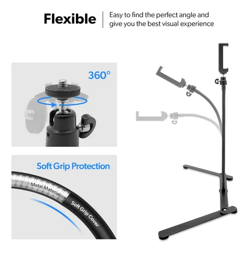 Soporte De Trípode Flexible De Mesa De 13.6 Pulgadas M...
