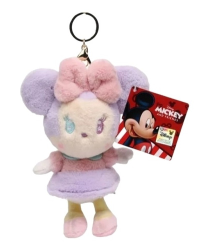 Llavero Peluche Minnie Mouse Disney Colores Pastel