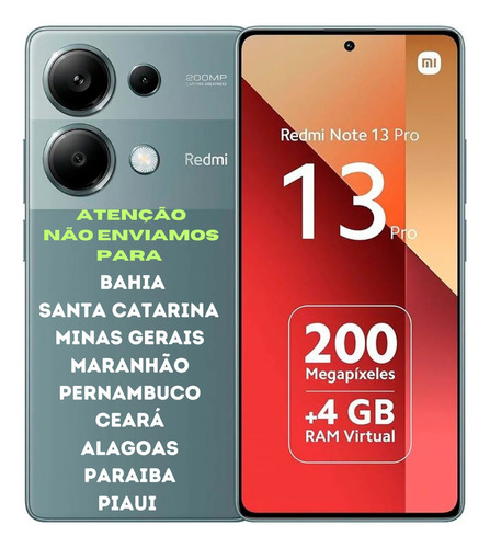 Redmi Note 13 Pro 256/8gb De Ram - Novo Lacrado 100% Origina