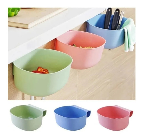 Canasto Organizador Colgante Pvc Multiuso Cocina Guarda Todo