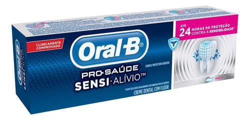 Pasta de dentes Oral-B Pro-Saúde Sensi-Alívio  em creme 90 g