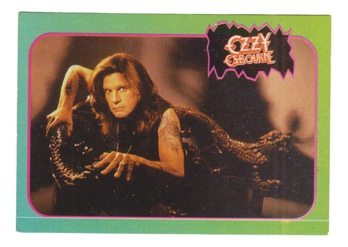 1997 Heavy Metal Ozzy Osbourne Tarjeta Rock Cards Argentina