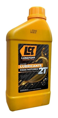 Aceite Lubricante Motores Lusqtoff 2t 1lt Acl2t1000