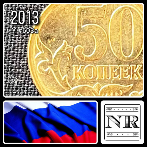 Rusia - 50 Kopek - Año 2013 - Y #603a - San Jorge