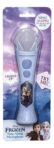 Micrófono De Juguete Disney Frozen Sing Along Para Niños Con