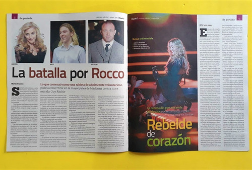 Madonna Revista Flash 2016 Timbiriche Fandango Jaime Camil (Usado)