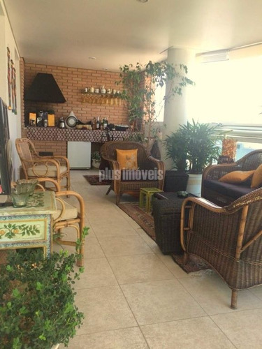 Imagem 1 de 15 de Apartamento Com 4 Dormitórios 4 Suites 4 Vagas No Panamby! - Pp12348