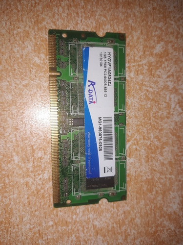 Memoria Ram Ddr2 1gb Notebook (Usado)