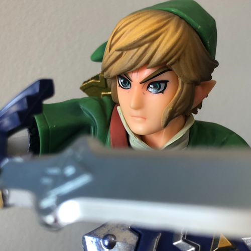 Boneco Link Legend Of Zelda Estatua Nintendo Action Figure