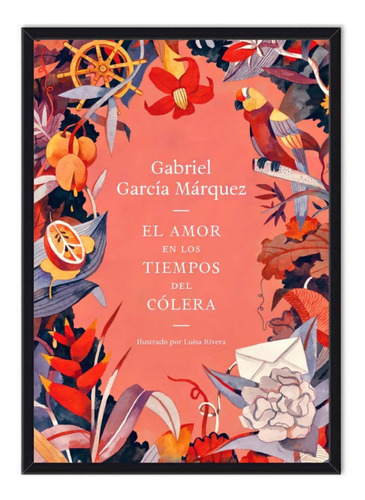 Cuadro Enmarcado - Set Portada Libros Gabriel García Márquez