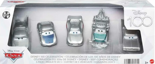 Cars Disney Pixar Celebracion Paquete De 5 Disney 100 Años