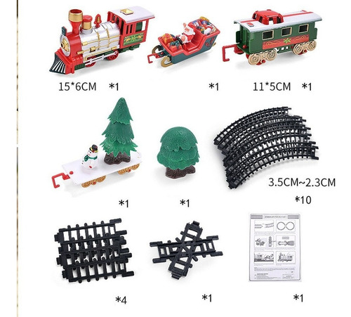 . .. Regalo De Decoración Navideña De Vagón De Tren